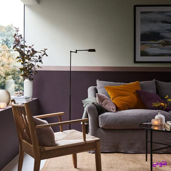 دکوراسیون با رنگ بنفش