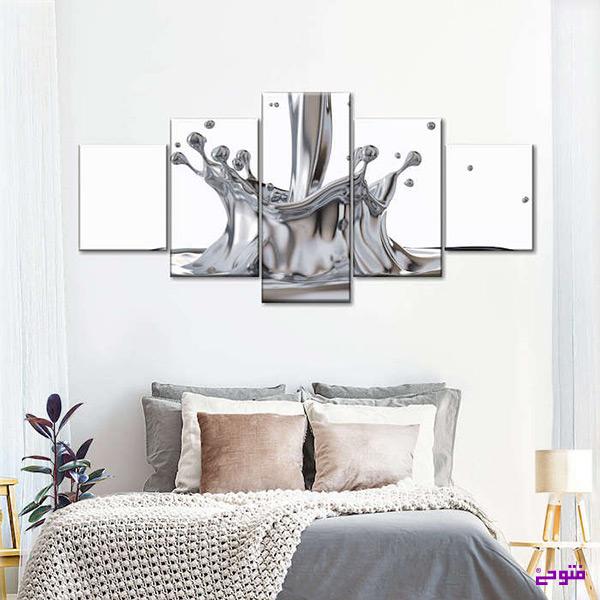 ایده دکوراسیون با رنگ نقره ای