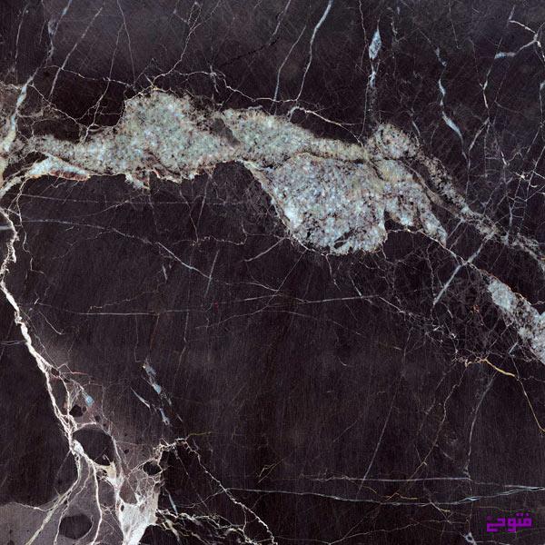 سرامیک مشکی با رگه سفید بلفاست