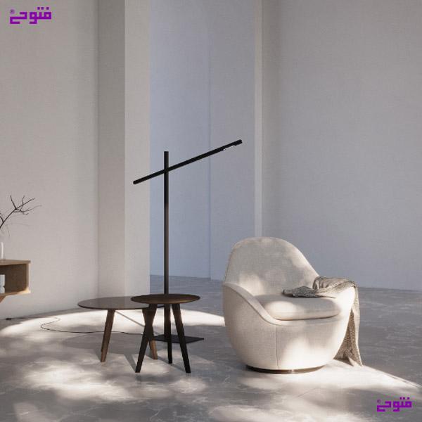 پذیرایی با سرامیک طوسی