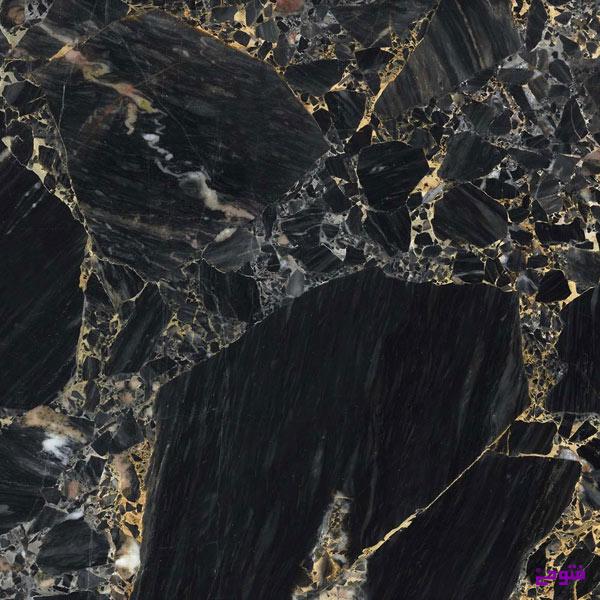 سرامیک مشکی با رگه سفید گلدن بلک