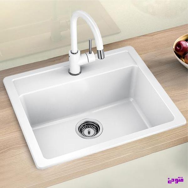 تمیز کردن سینک گرانیت