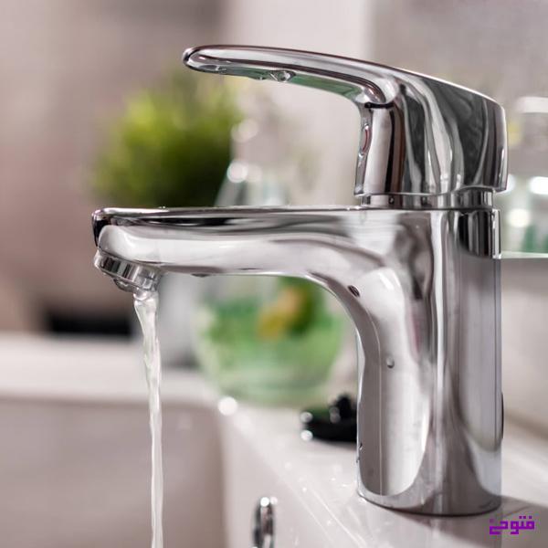 رفع رسوب روی شیر آب