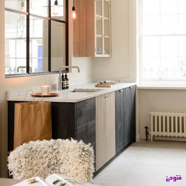 دیزاین با رنگ های چوب