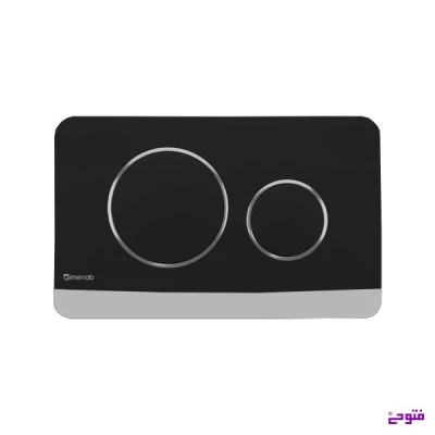 کلید فلاش تانک مشکی کروم توکار دایره ایمن آب