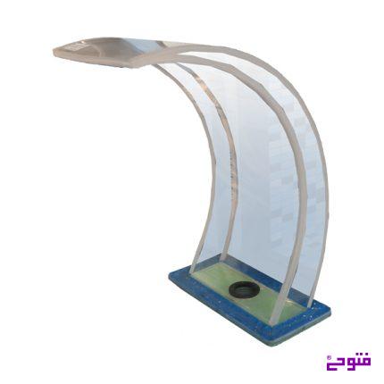 کرتین طرح شیشه