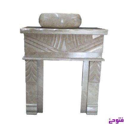 روشویی سنگی دو پایه سی مکان