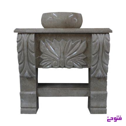 روشویی سنگی دو پایه سی مکان شمس گلبرگ روکار