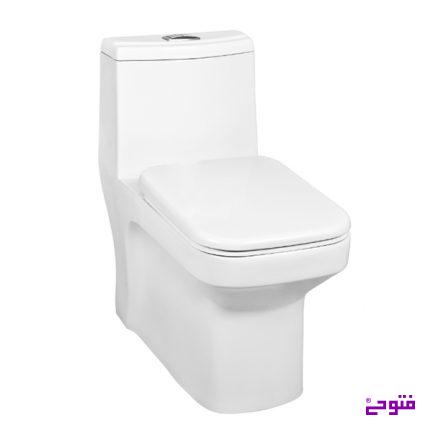 توالت فرنگی ولگا C68 چینی مروارید