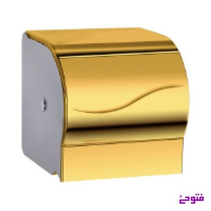جا دستمال دلسا سفید طلایی سمفونی