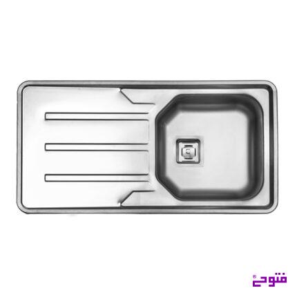 سینک نیمه فانتزی 180 توکار استیل البرز
