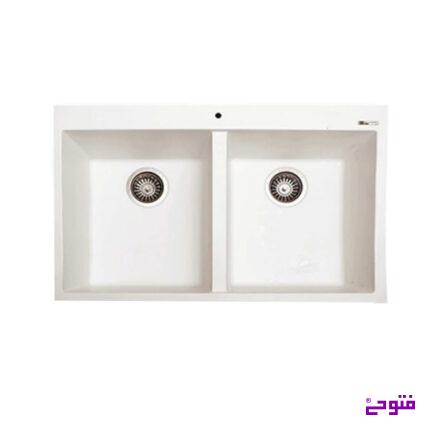 سینک گرانیتی لاوانیس سفید راینر