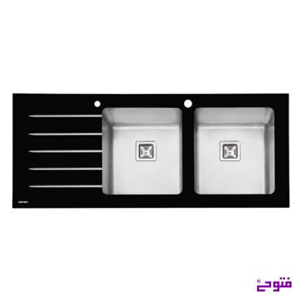 سینک 4106 توکار مشکی پرنیان