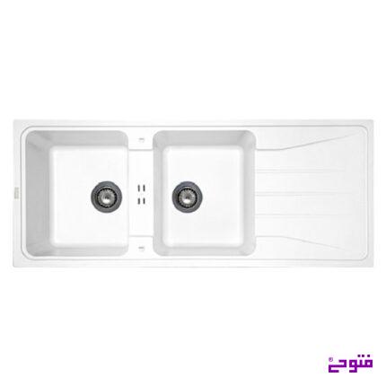 سینک گرانیتی پریتو سفید ترکیه‌ای (مکاپا)