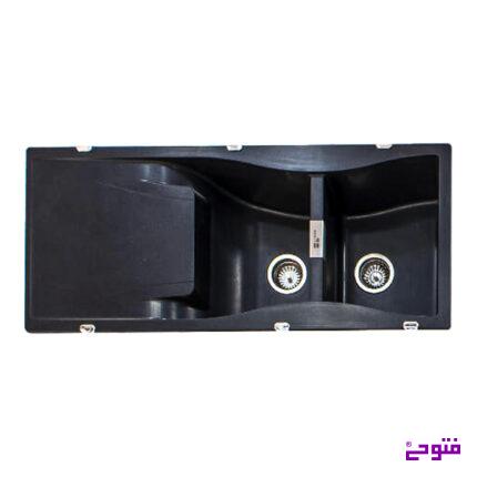سینک گرانیتی گلوری مشکی راینر