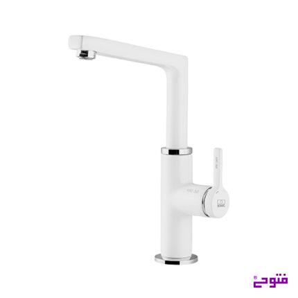 شیر ظرفشویی آوا تاپ لاین سفید KWC
