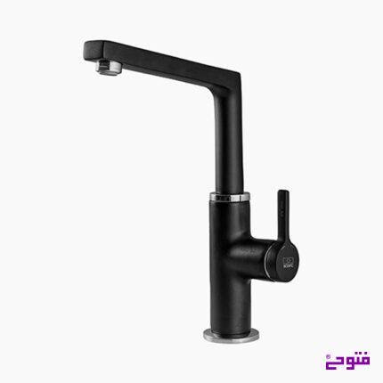شیر ظرفشویی آوا تاپ لاین مشکی KWC