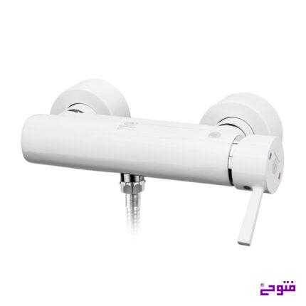 شیر آفتابه ارکیده سفید کروم قهرمان