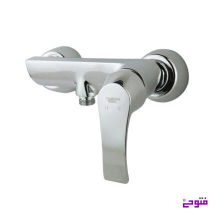 شیر آفتابه لوتوس کروم براق راسان