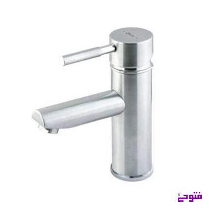 شیر روشویی ثابت موناکو پلاس کروم مات شودر