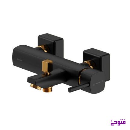 شیر دوش یونیک مشکی طلایی شودر