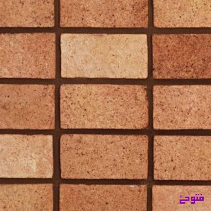 آجر نسوز آنتیک طرح رستیک شاموتی رندوم AP04 آذرخش