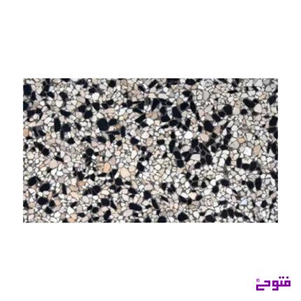 موزاییک 60*30 واش بتن کرم مشکی زمینه طوسی