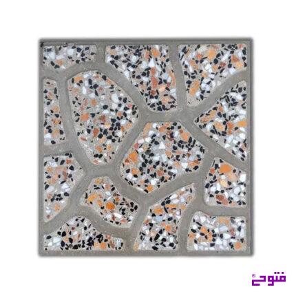 موزاییک40*40 لاشه ای نارنجی