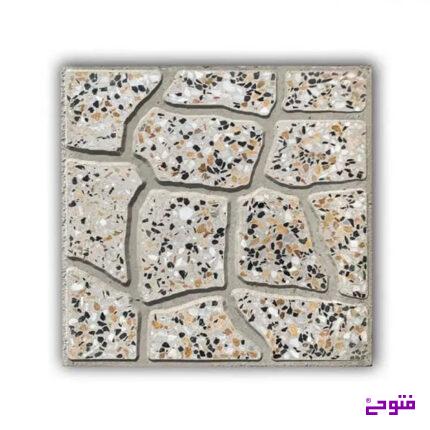 موزاییک40*40 لاشه ای کرم