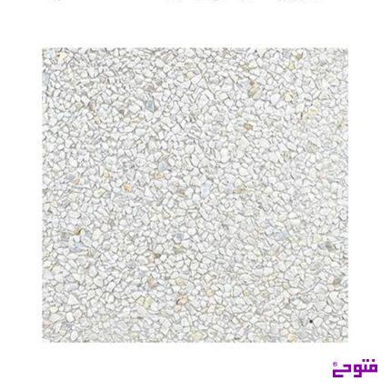 واش استون 50*50 سنگ سفید درشت زمینه زرد