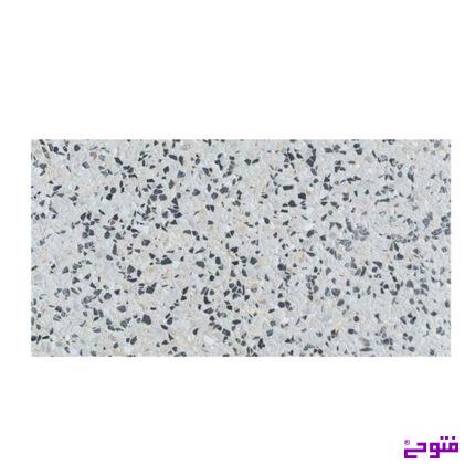 واش استون 100*50 سنگ سفید مشکی زمینه سفید